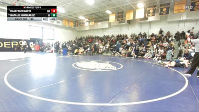 190 lbs Champ. Round 1 - Kaleiyah Davis, Colony vs Natalie Gonzalez, Victor Valley