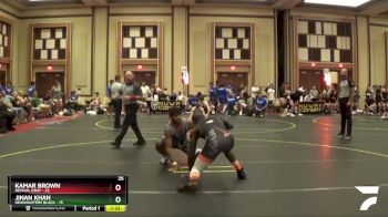 180 lbs Round 1 (6 Team) - Jinan Khan, Headhunters Black vs Kamar Brown, Revival Gray