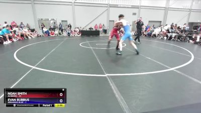 132 lbs Round 1 (8 Team) - Noah Smith, Alabama vs Evan Bubbus, Arkansas Blue