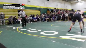 157 lbs Cons. Round 2 - Bryce Deffendorf, North Royalton High School vs Talon Binder, Fremont Ross