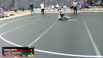 100 lbs Round 1 (10 Team) - Takoda Parker, Machine Shed vs Maxwell Krauskopf, Legend Wrestling