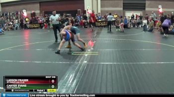92 lbs Round 3 - Ladson Fraser, Jet Wrestling Club vs Carter Evans, Team Palmetto