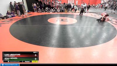 220 lbs Quarterfinal - Luke Liberatore, Chicago (MARIST) vs Noah Wenzel, DAKOTA