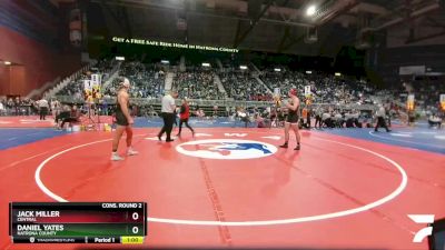 4A-182 lbs Cons. Round 2 - Jack Miller, Central vs Daniel Yates, Natrona County