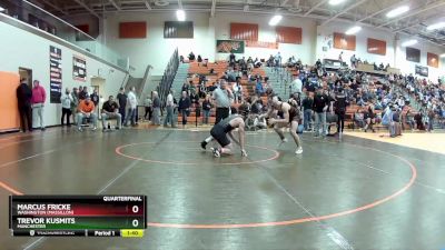 132 lbs Quarterfinal - Trevor Kusmits, Manchester vs Marcus Fricke, Washington (Massillon)