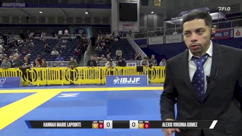 Alexis Virginia Gomez vs Hannah Marie Lapointe 2025 Pan IBJJF Jiu-Jitsu No-Gi Championship