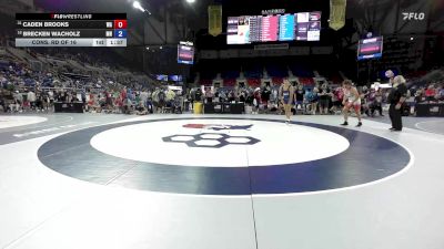 190 lbs Cons. Rd Of 16 - Caden Brooks, WA vs Brecken Wacholz, MN