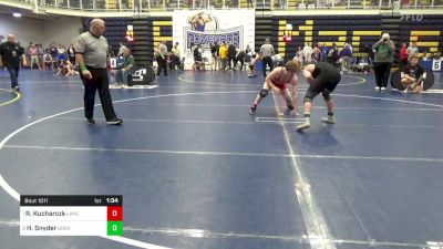 189 lbs Semifinal - Robert Kucharczk, Lake Highland Prep-FL vs Hunter Snyder, Greater Latrobe