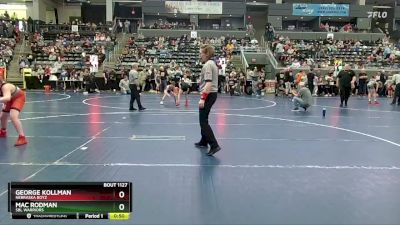 130 lbs Round 1 - Mac Rodman, SBL Warriors vs George Kollman, Nebraska Boyz