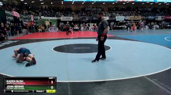 145 lbs Champ. Round 1 - John Bennis, Colony High School vs Kaden Bush, North Pole Patriots