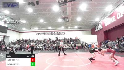 110 lbs Rr Rnd 2 - Isaac Jackson, Perry Wrestling Academy vs Jaston Jordan, Maize