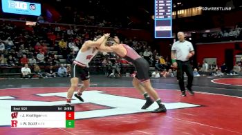 174 lbs Semifinal - Jared Krattiger, Wisconsin vs Willie Scott, Rutgers