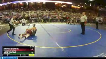 1A 113 lbs Quarterfinal - Jordyn Valle, Hernando vs Andres DiGrigoli, First Baptist (Naples)