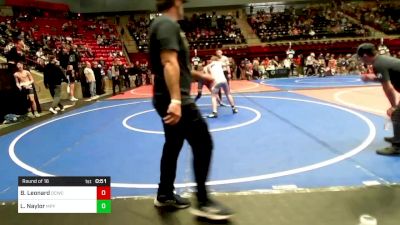 126 lbs Round Of 16 - Blayke Leonard, Dark Cloud Wrestling Club vs Luke Naylor, Mannford Pirate Youth Wrestling