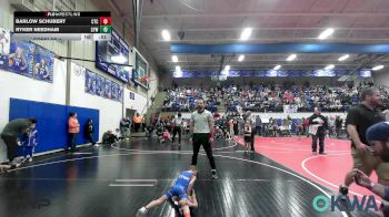 37-40 lbs Consi Of 4 - Barlow Schubert, Chandler Takedown Club vs Ryker Needham, Coweta Tiger Wrestling