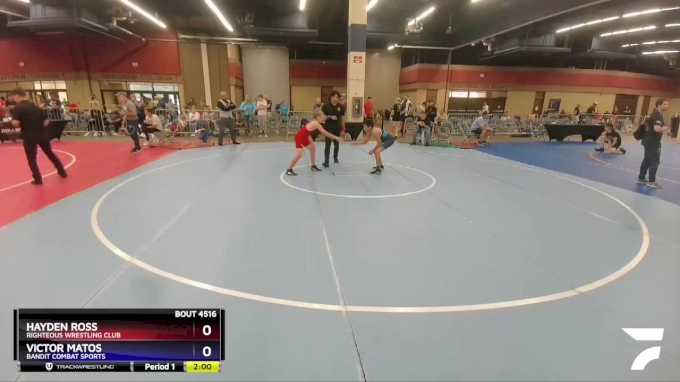 102 lbs Quarterfinal - Hayden Ross, Righteous Wrestling Club vs Victor ...