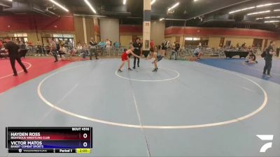 102 lbs Quarterfinal - Hayden Ross, Righteous Wrestling Club vs Victor Matos, Bandit Combat Sports