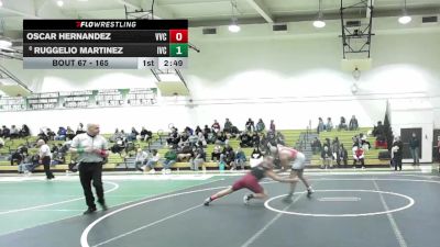 165 lbs Cons. Round 2 - Ruggelio Martinez, Imperial Valley College vs Oscar Hernandez, Victor Valley