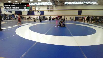 120 lbs Round Of 16 - Austin Hayes, Team Takedown vs Christian Benevides, Iron Faith Wrestling