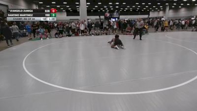 120 lbs Champ. Rd Of 64 - D'Angelo Zuniga, NXT Level Wrestling Academy vs Santino Martinez, Volcano Vista High School Wrestling