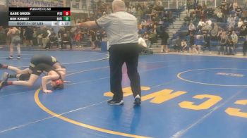 107 lbs Pigtails - Gabe Green, Peters Township vs Ben Kinney, Butler Area