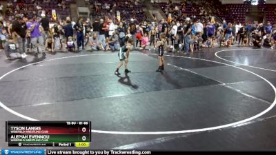 81-86 lbs Round 2 - Aleiyah Evennou, Widefield Wrestling Club vs Tyson Langis, Widefield Wrestling Club