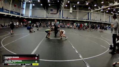 72 lbs Round 8 (10 Team) - Calvin Thompson, Headhunters vs Tanner Rivara, FLOW