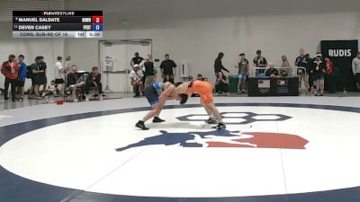 61 kg Cons. Sub-rd Of 16 - Manuel Saldate, Beaver Dam Wrestling Regional Training Center vs Deven Casey, Pennsylvania RTC
