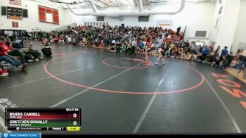 140 lbs Round 2 - Gretchen Donally, Huntley Project vs Rivers Carrell, Worland