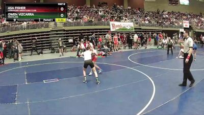 87 lbs Cons. Round 3 - Asa Fisher, Longhorn Wrestling Club vs Owen Vizcarra, WESTLAKE