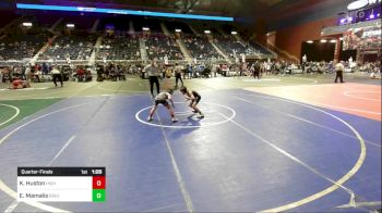 66 lbs Quarterfinal - Keen Huston, High Plains Thunder vs Easton Mamalis, Green River Grapplers