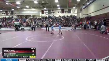 Round 2 - Lyla Stiefel, East Buchanan Mat Club vs Natalie Krum, East Buchanan Mat Club