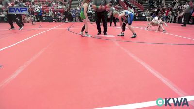 85 lbs Round Of 16 - George Combs, Ponca City Wildcat Wrestling vs Liam Richey, Wichita Blue Knights