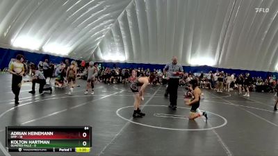 84 lbs Round 5 (8 Team) - Adrian Heinemann, OMP vs Kolton Hartman, Olmsted Falls