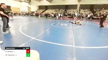 128-H lbs Consi Of 16 #1 - Avante Santos, Collingswood vs Matthew Esposito, North Hunterdon, NJ