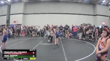 105/115 Round 2 - Noah Johnson, Cane Bay Cobras vs Penelope Hall-Philbrick, White Knoll Youth Wrestling