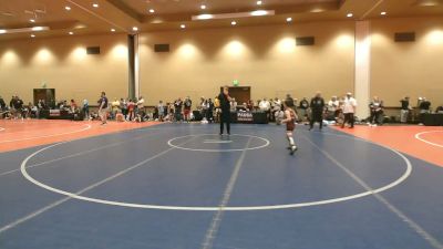 62-70 lbs Champ. Round 2 - Wylee Ditzler, Savage Wrestling Academy vs Troy Kelley, NOVA WC