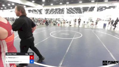 138 lbs Quarterfinal - Connor Peterson, No Team vs Soderdene Baasanbayar, Silverback WC