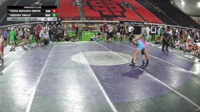 135 lbs Quarters - Teata Mataafa Grove, Hawaii vs Destiny Finley, Montana