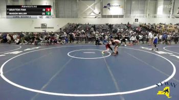 106 lbs Cons. Round 2 - Brayton Fink, Colonie Wrestling vs Mason Miller, Club Not Listed