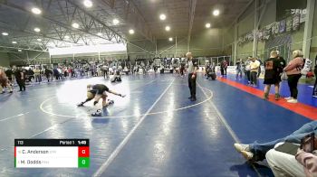 113 lbs Cons. Round 2 - Mitchell Dodds, Panguitch vs Cole Anderson, Syracuse