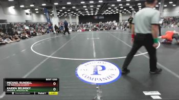 106 lbs Quarterfinal - Kaiden Belinsky, Immortal Athletics WC vs Michael Rundell, The Wrestling Academy