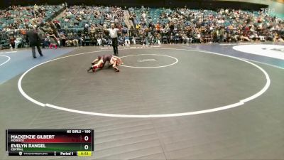 100 lbs Cons. Semi - Mackenzie Gilbert, Modesto vs Evelyn Rangel, Central