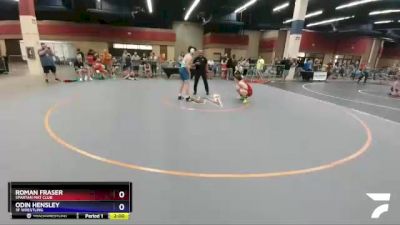 187 lbs Round 4 - Roman Fraser, Spartan Mat Club vs Odin Hensley, 3F Wrestling