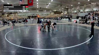 106 lbs 2nd Wrestleback (8 Team) - Noah Watkins, Dobyns Bennett High School vs Q Dyer, Bradley Central High School