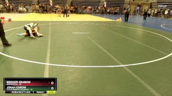 105 lbs Quarterfinal - Jonah Karow, Z-M (Zumbrota/Mazeppa) vs Bridger Grabow, Barnesville