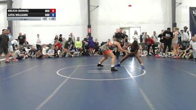 71 kg 3rd Place - Belicia Manuel, Michigan Wrestling Academy - W vs Latia Williams, Carolina Gold