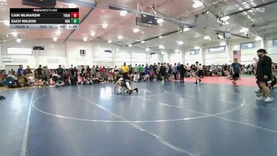 114 lbs Round Robin 3 - Cain Mlinarsik, Youngstown Elite-HS vs Zach Wilson, Indiana Outlaws White-HS