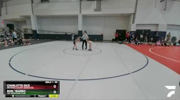 55 lbs Quarterfinal - Rori Ybarbo, Vici Wrestling Club vs Charlotte Dice, Brazoria County Wrestling