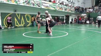 113 lbs Cons. Round 2 - Ethan Amens, Northmor(Galion) vs Wes Larson, Lutheran West